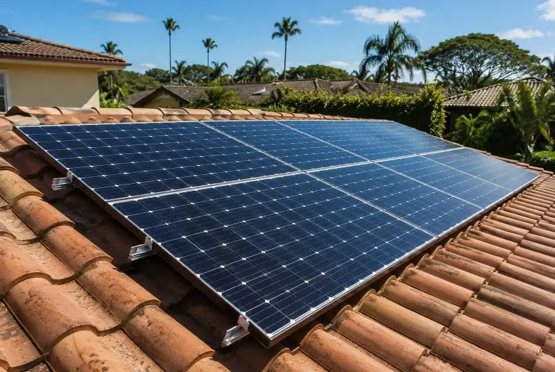 Installation de panneaux solaires à l'Albenc